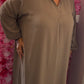 Jurk Classic Taupe Maat 48 t/m 54-56