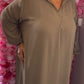 Jurk Classic Taupe Maat 48 t/m 54-56