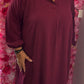 Jurk Classic Bordeaux Maat 48 t/m 54-56