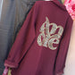 Blazer Amour Bordeaux Plus Size Maat 44 t/m 50