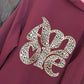 Blazer Amour Bordeaux Plus Size Maat 44 t/m 50