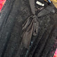 Blouse Romantic Lace Zwart Plus Size Maat 46 t/m 52