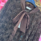 Blouse Romantic Lace Bruin Plus Size Maat 46 t/m 52