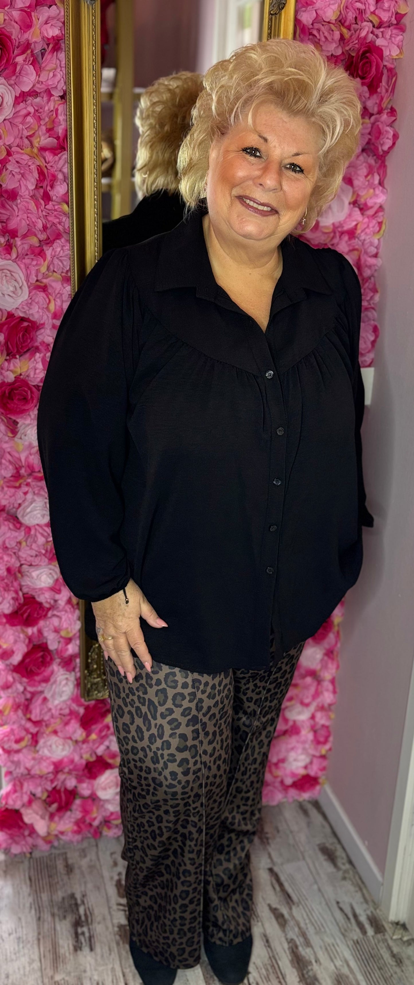 Blouse Perfect Zwart Maat 46 t/m 52-54