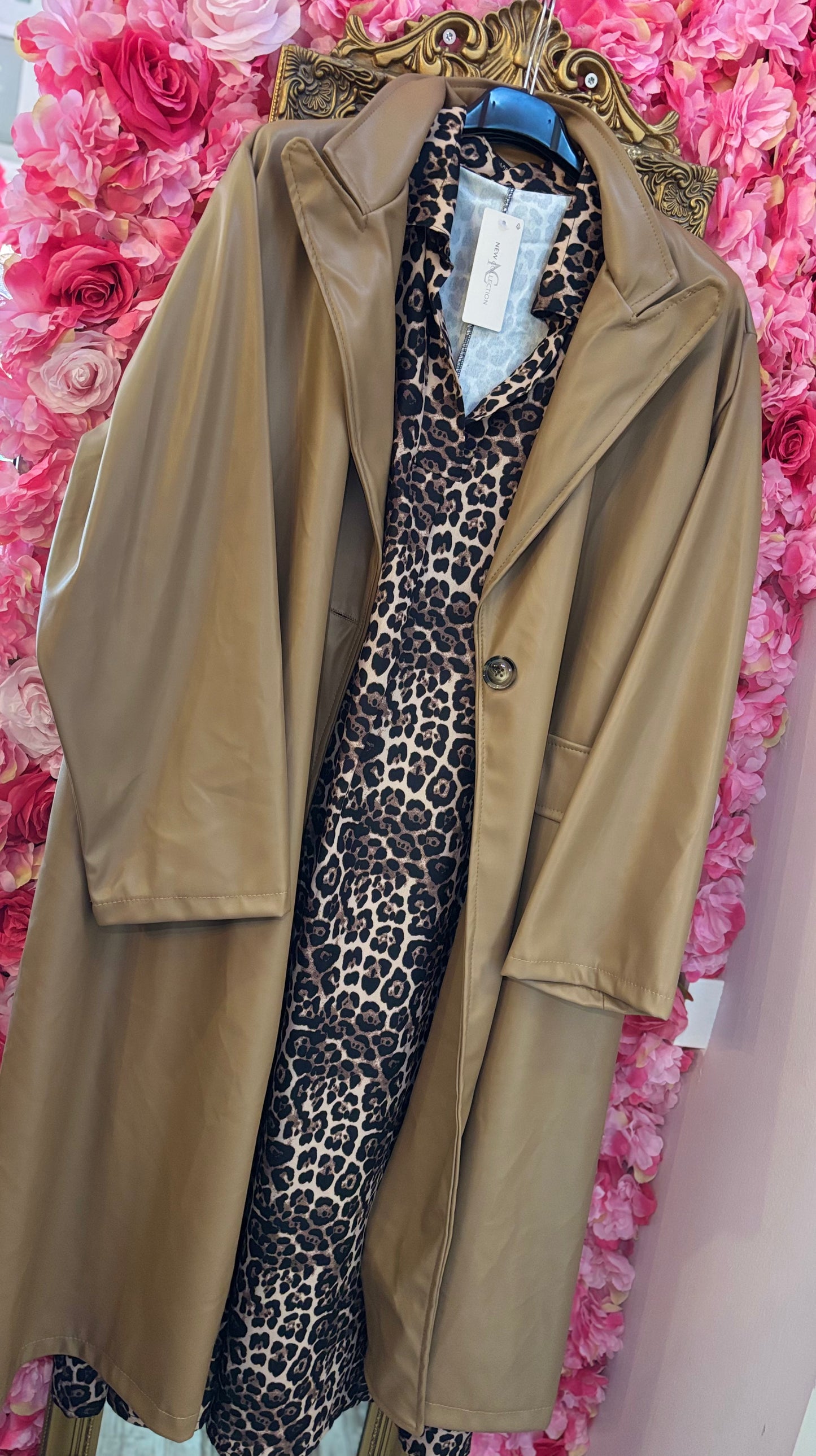 Jurk Wild Classic Camel Maat 48 t/m 54-56