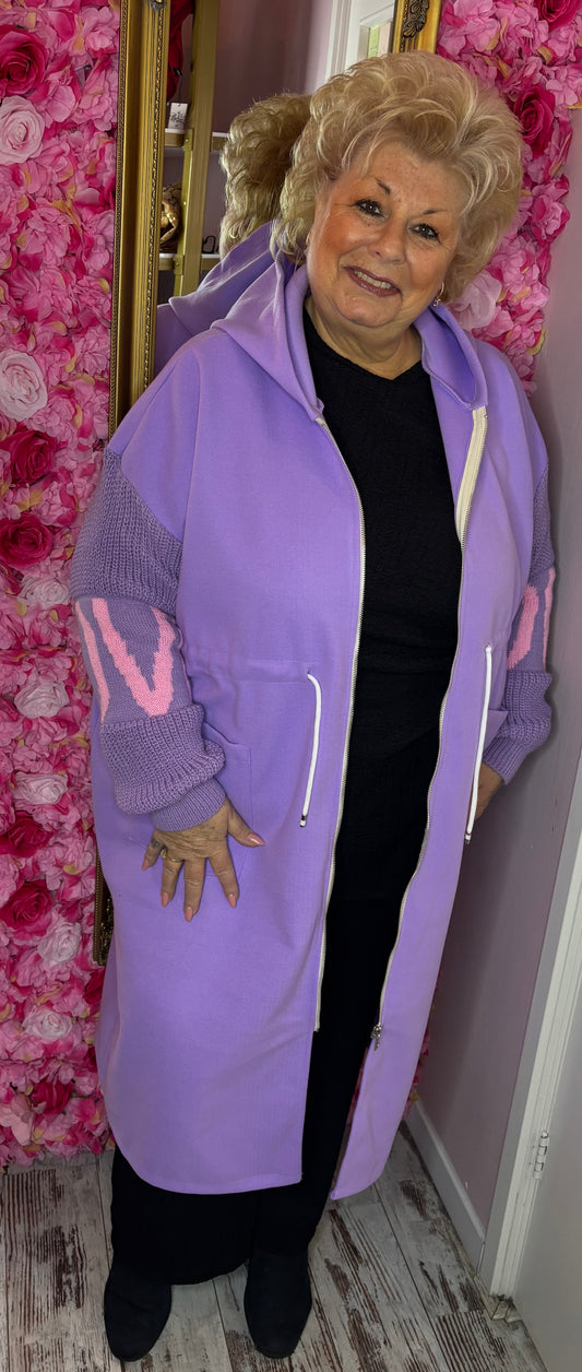 Tussenjas Love Lilla Plus Size Maat 50 t/m 56