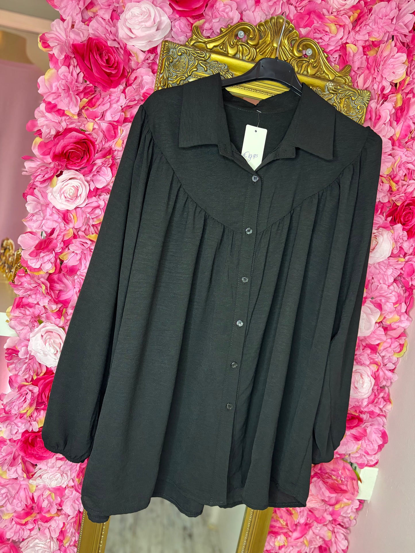 Blouse Perfect Zwart Maat 46 t/m 52-54