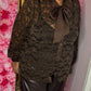 Broek Puff Leather Look Bruin Plus Size Maat 48t/m 54