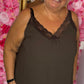 Top Chique Bruin Plus Size Maat 48 t/m 54