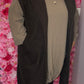 Gilet Boucle Long Bruin Plus Size Maat 48 t/m 54