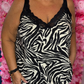 Broek Skinny Gecoat Look Zwart Maat 44 t/m 54