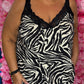 Top Chique Special Zebra Plus Size Maat 48 t/m 54