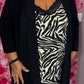 Top Chique Special Zebra Plus Size Maat 48 t/m 54