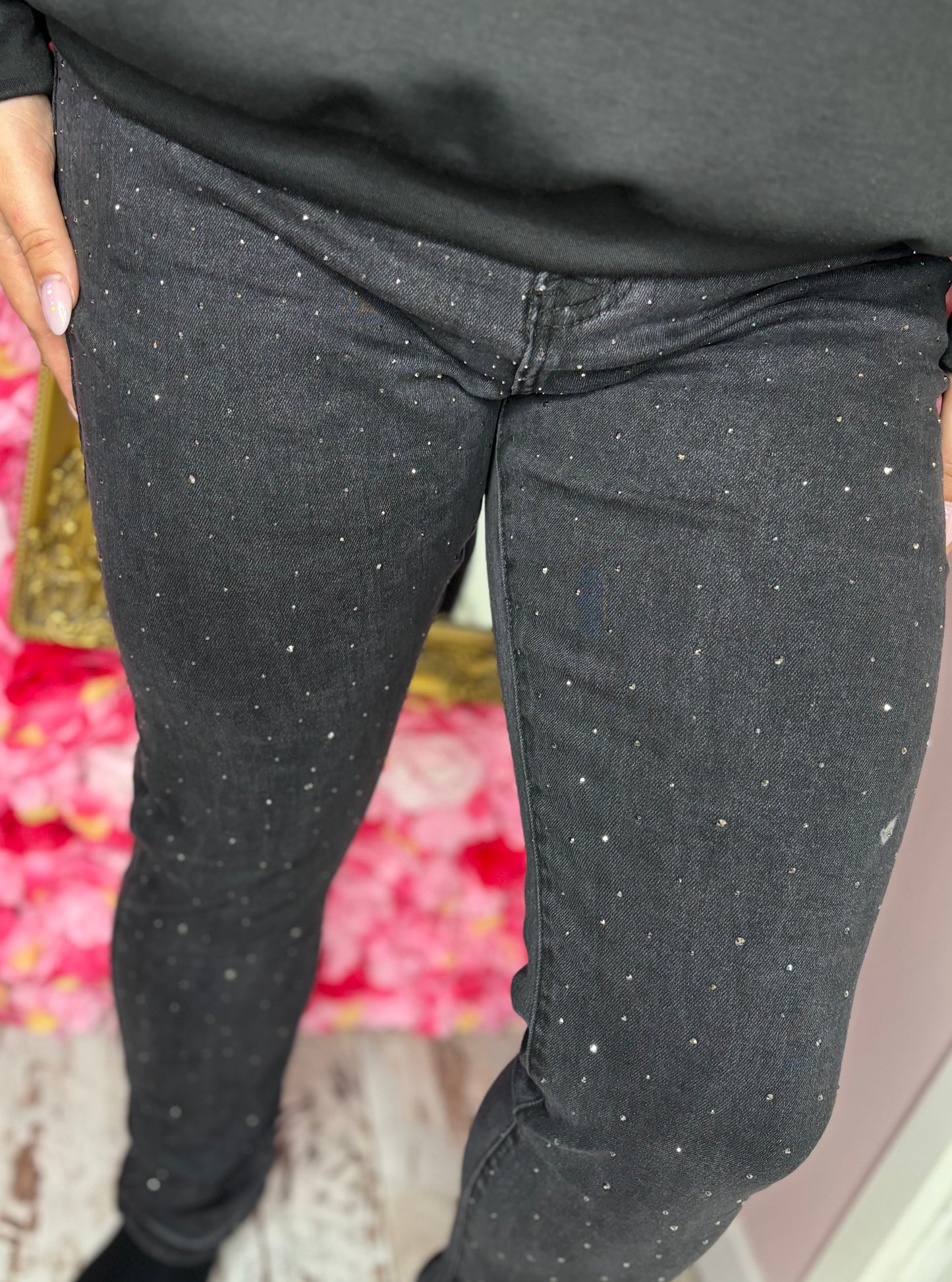 Jeans Grey Glam Skinny Maat 44 t/m 54