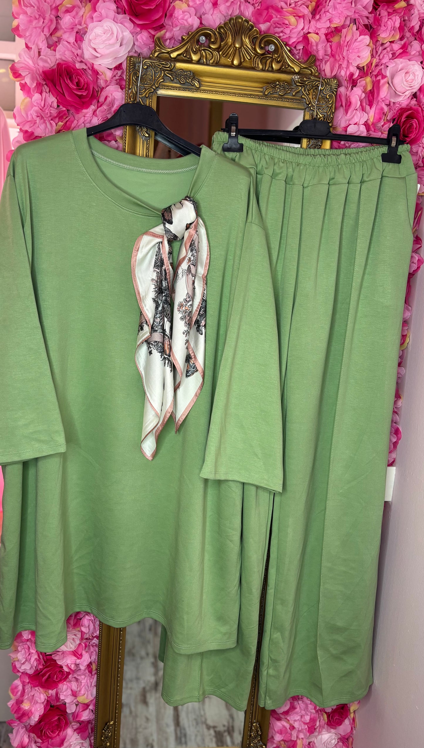 Comfy Set XXL Chique Groen Plus Size maat 52 t/m 60