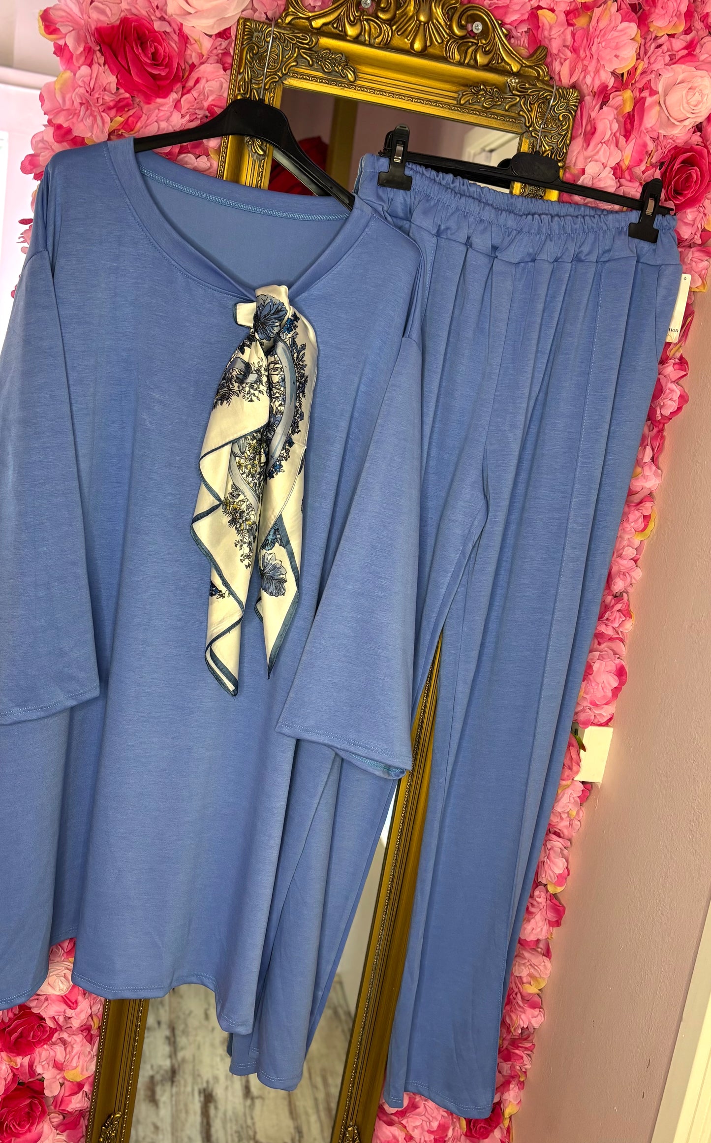 Comfy Set XXL Chique Blauw Plus Size maat 52 t/m 60