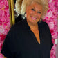 Jurk Fay Katoen Zwart Plus Size Maat 50 t/m 58