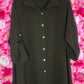 Blouse Doorknoop Bruin Plus Size Maat 44 t/m 50