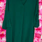 Jurk Now Donker Groen Plus Size Maat 46 t/m 52