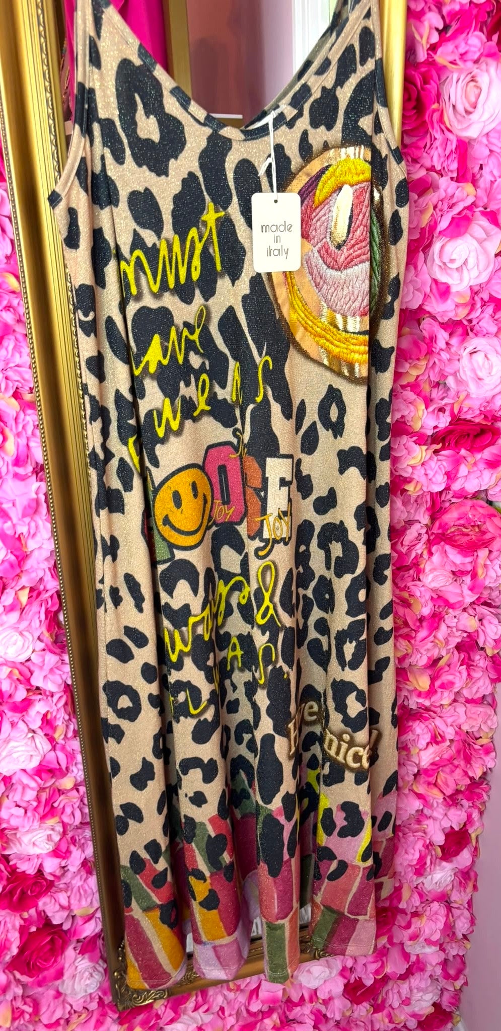 Jurk Vibes Smiley Plus Size Maat 44 t/m 48-50
