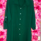 Blouse Doorknoop Groen Plus Size Maat 44 t/m 50