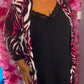 Set Travel Red Zebra Plus Size maat 46 t/m 52