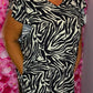Jurk Musthave Zebra Plus Size Maat 48 t/m 52