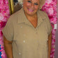Blouse Parel Camel Plus Size Maat 48 t/m 54