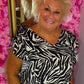 Jurk Musthave Zebra Plus Size Maat 48 t/m 52
