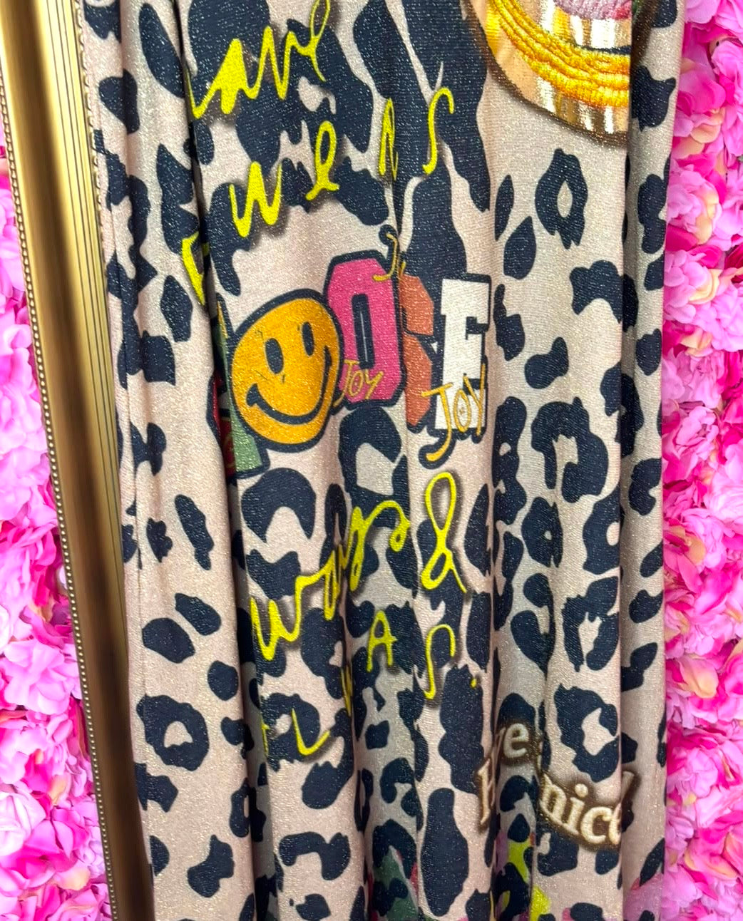 Jurk Vibes Smiley Plus Size Maat 44 t/m 48-50