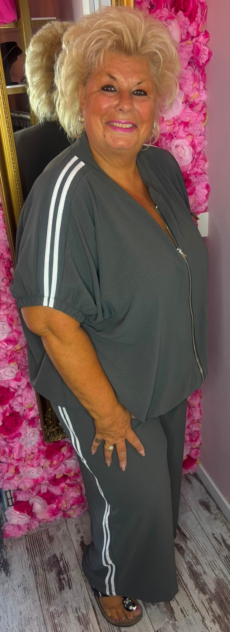 Set Sporty Leger Groen Plus Size maat 48 t/m 54