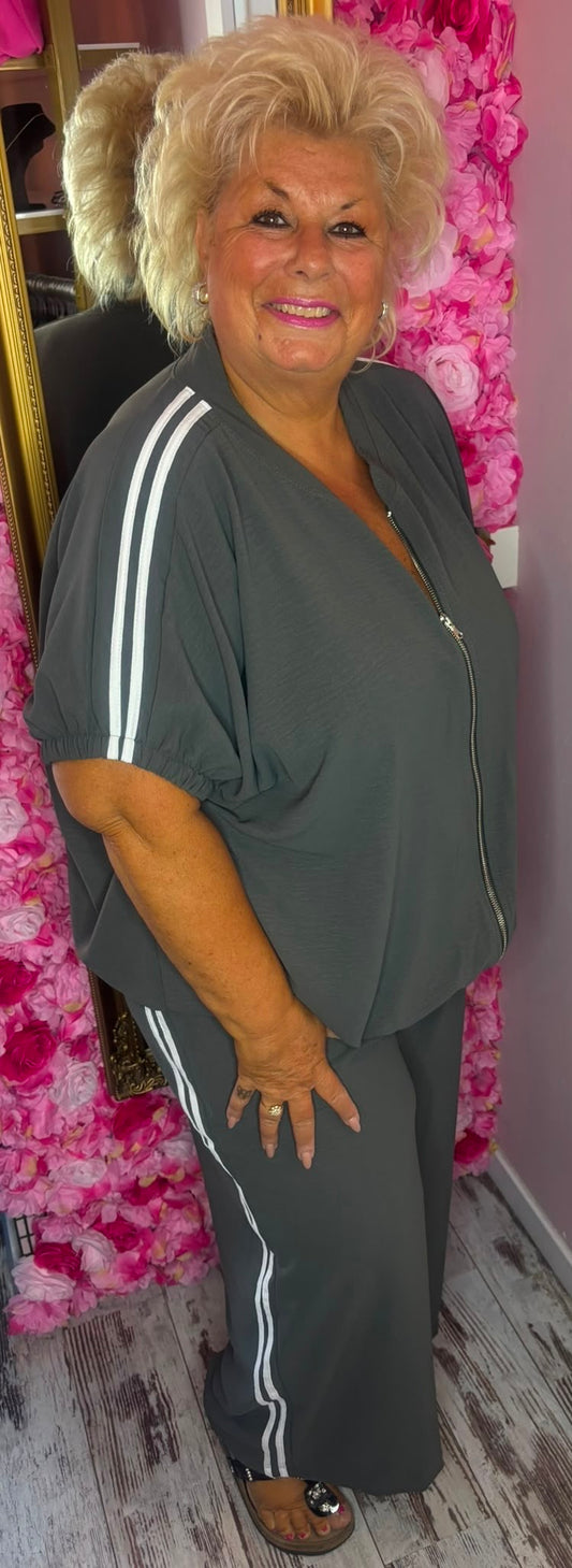 Set Sporty Leger Groen Plus Size maat 48 t/m 54